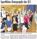 Sportliches Osterprojekt der O.T.